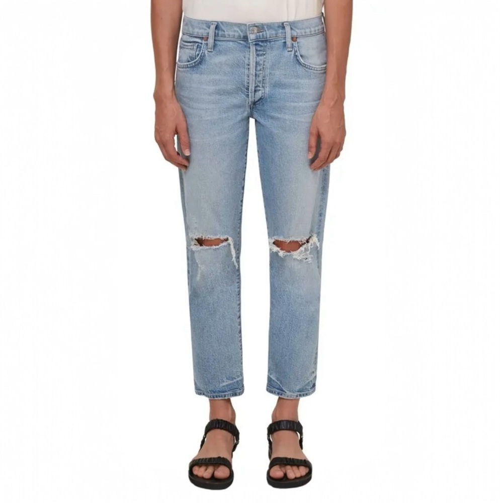 Citizens of Humanity Emerson Premium Vintage Distressed Boyfriend Jeans Size 28